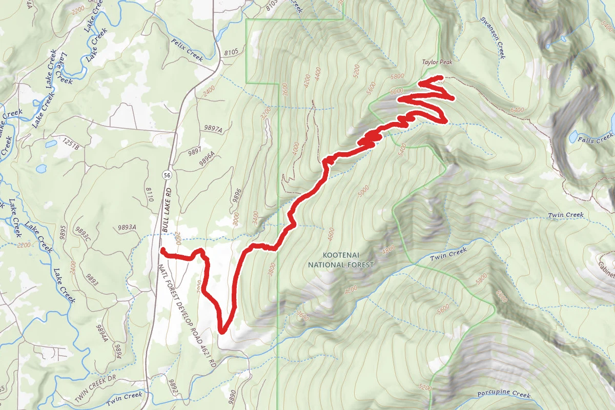 Taylor Peak Ridge