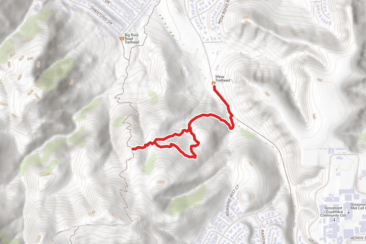 Santee Mesa Trail Loop