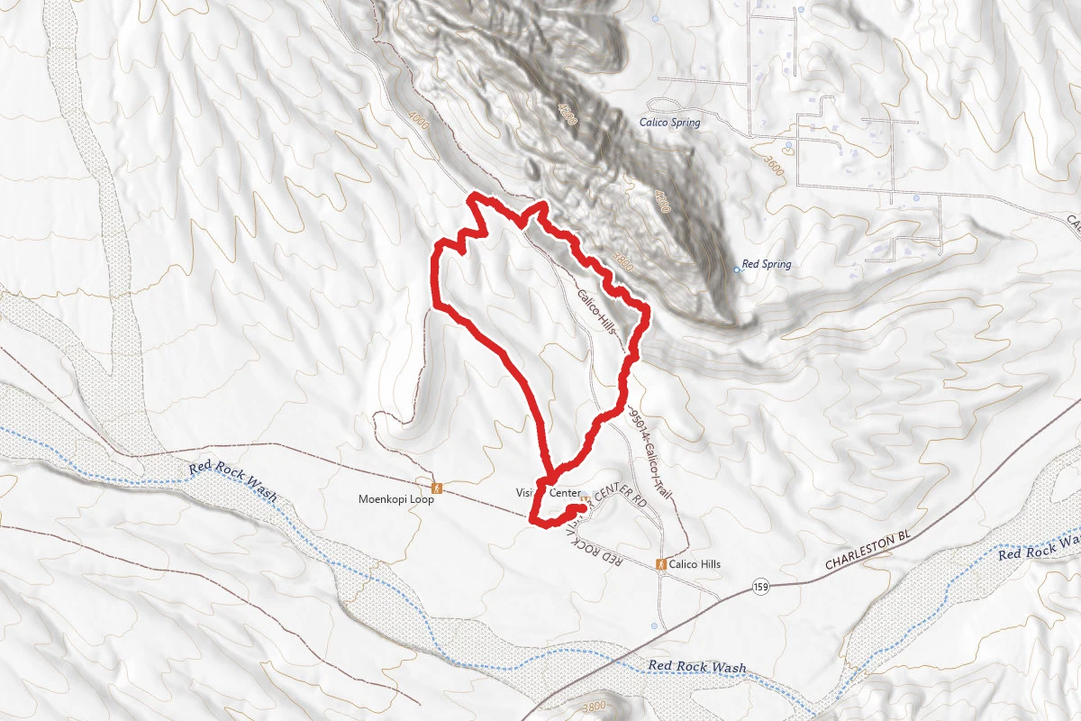 Moenkopi Ridge and Calico Hills Loop