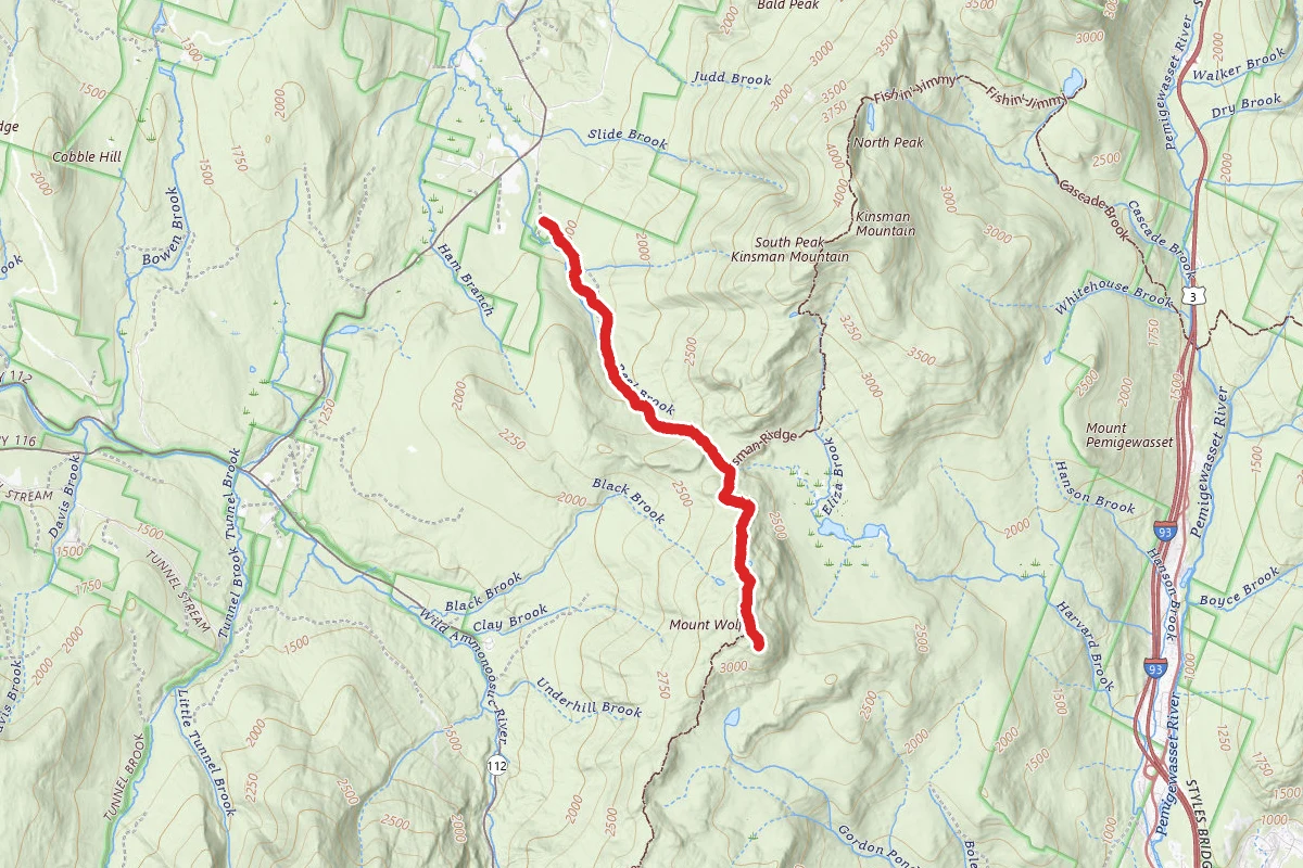 Reel Brook Trail to Mount Wolf