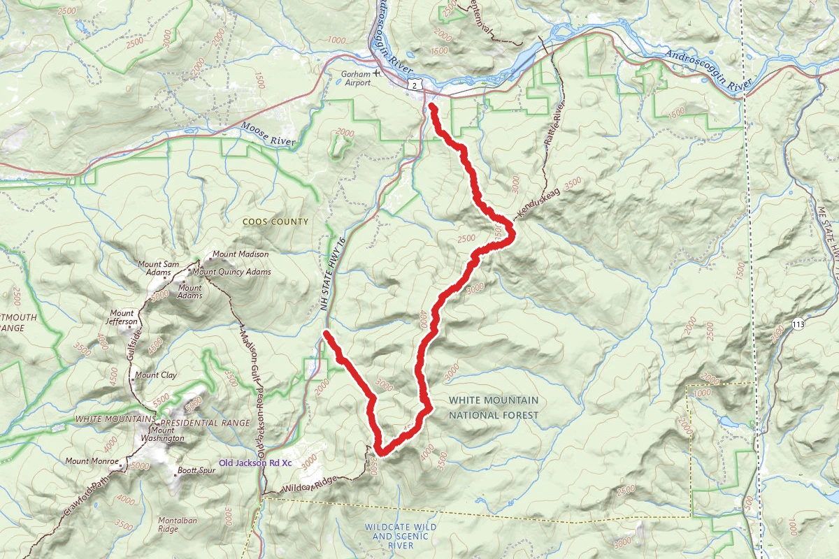 Carter Mountains and Mount Moriah Traverse