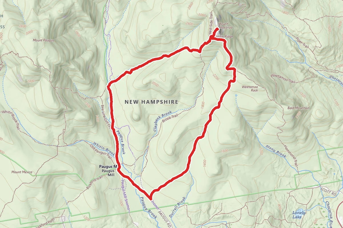 Mount Chocorua via Liberty Trail to Bee Line Trail to Bolles Trail