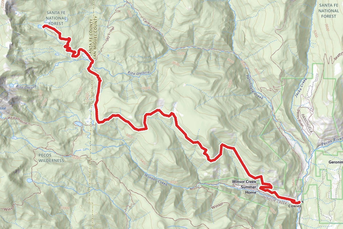 Lake Johnson via Skyline and Windsor Ridge Trail #271
