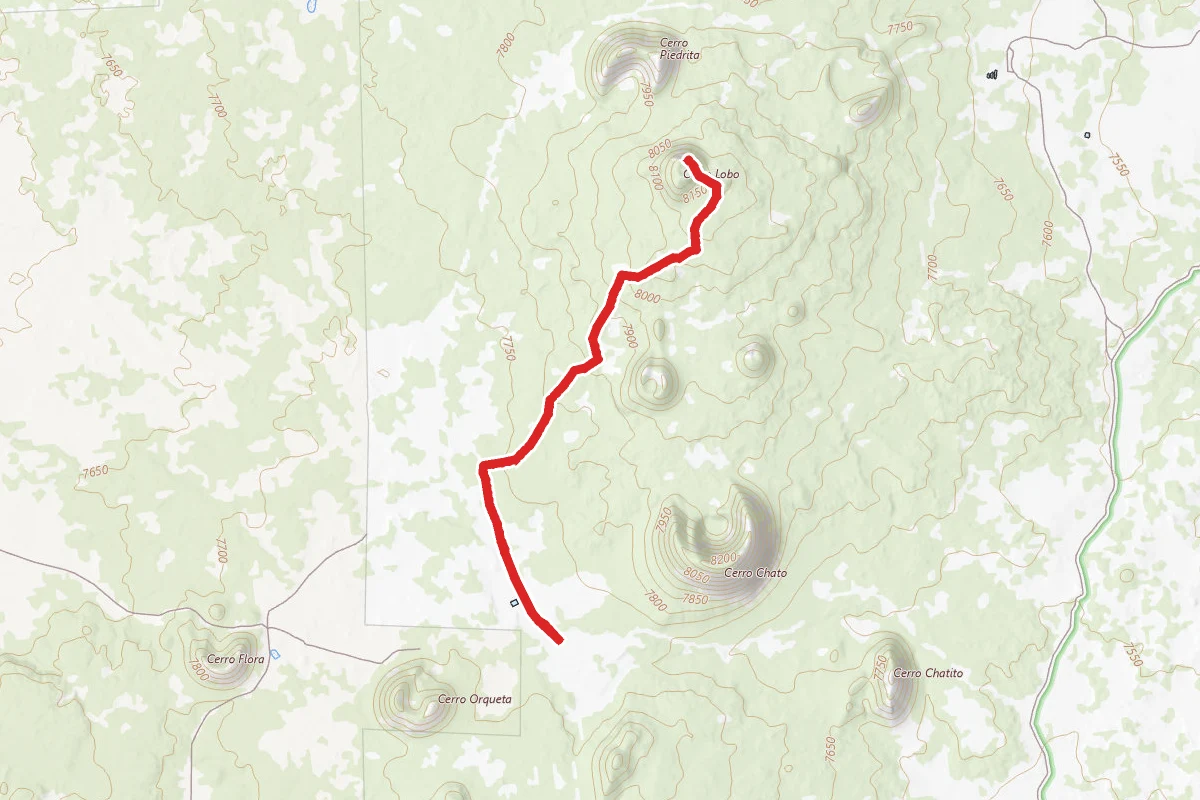 Cerro Lobo Via Continental Divide Trail