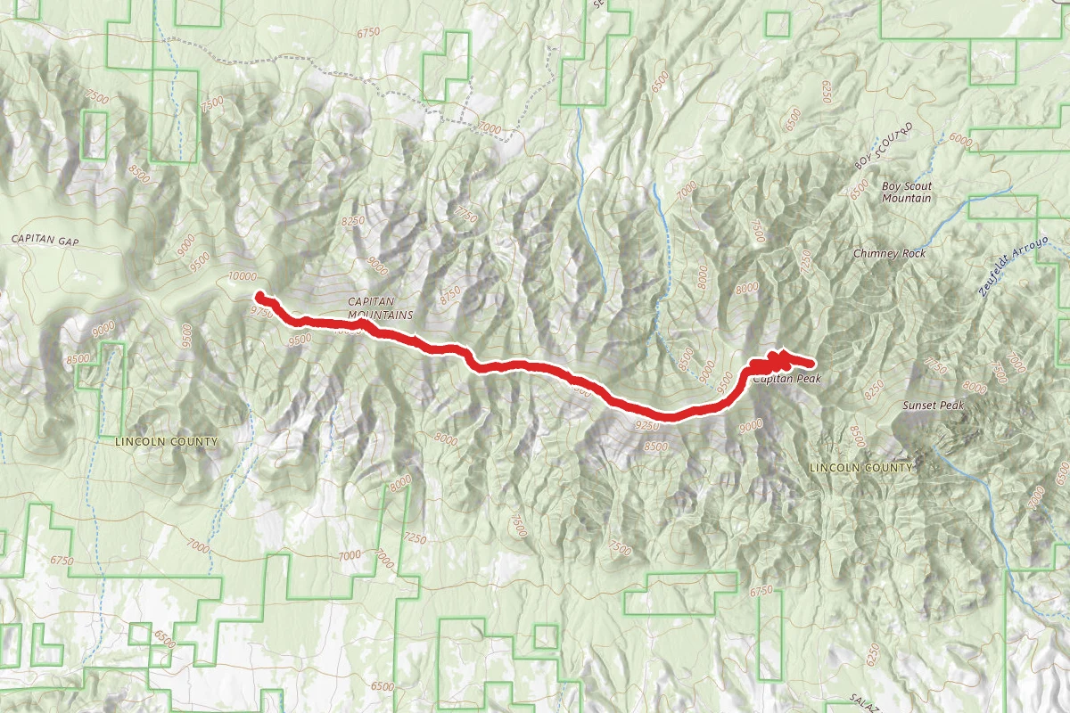 Capitan Peak via Summit Trail