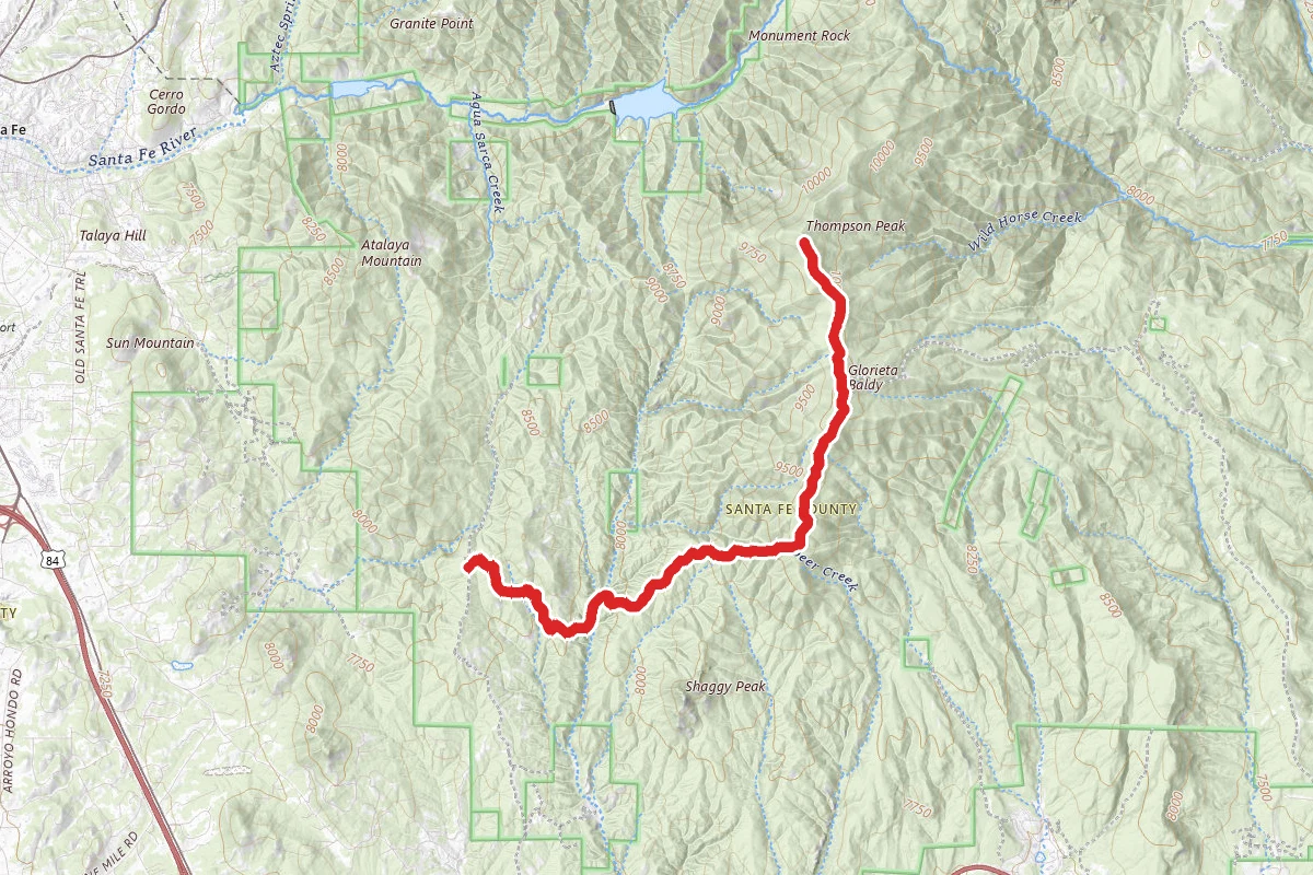 Apache Canyon to Thompson Peak