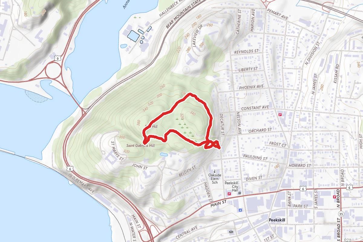 Fort Hill White Trail Loop