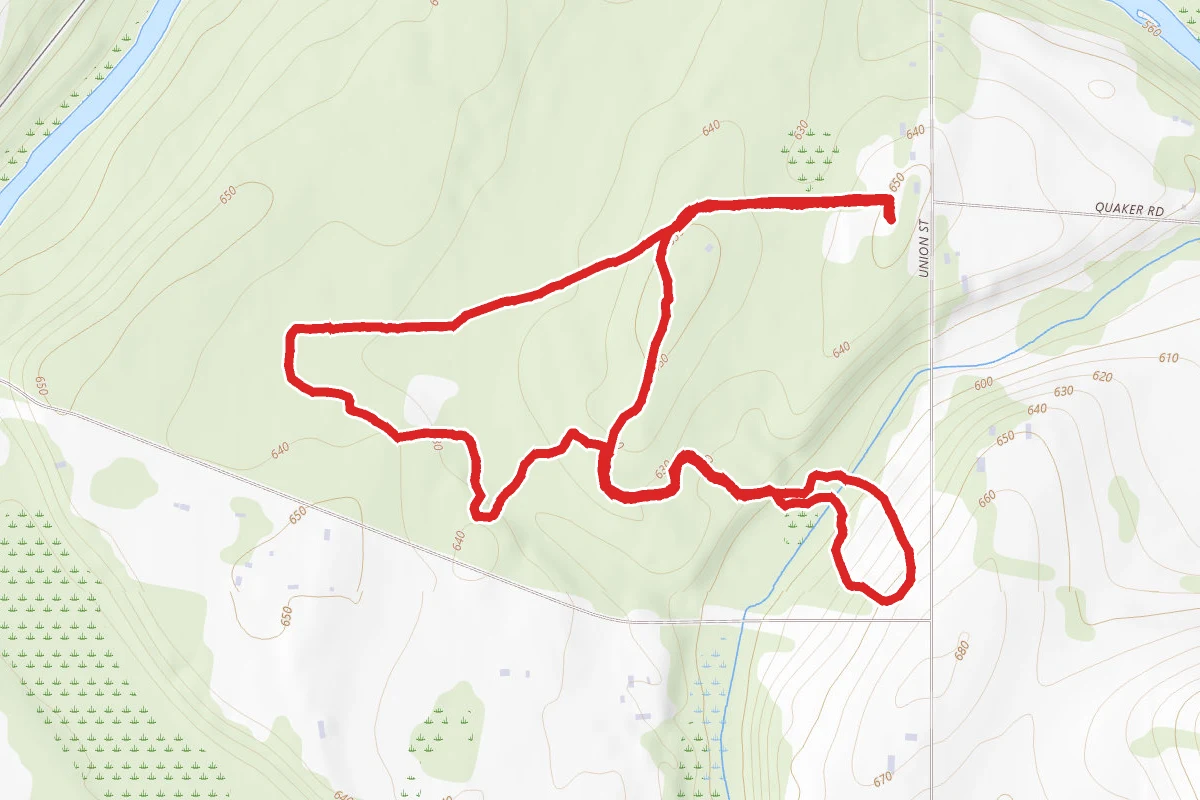 Old Burrell Road, Bluebird, White Tail and Maple Hill Trail Loop