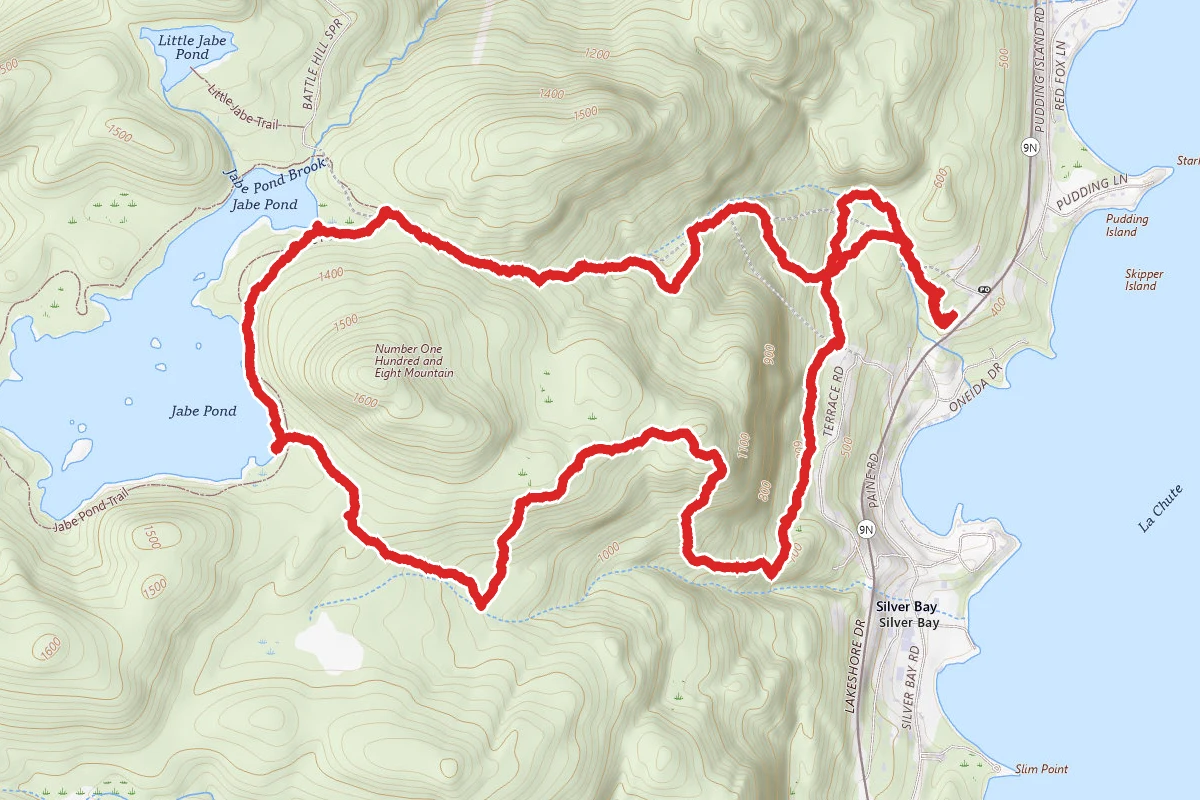 Jabe Pond Loop via Jabe Pond North Trail