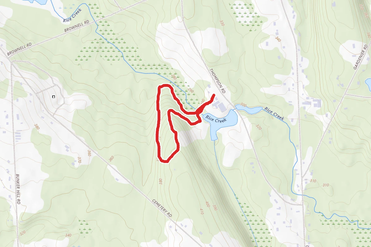 SUNY Oswego Fallbrook Recreation Center Loop