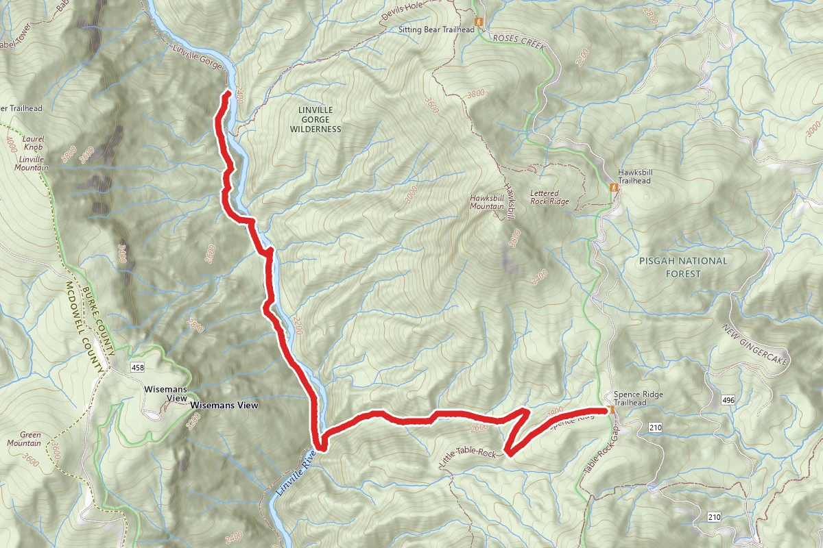 Spence Ridge and Linville River Trail