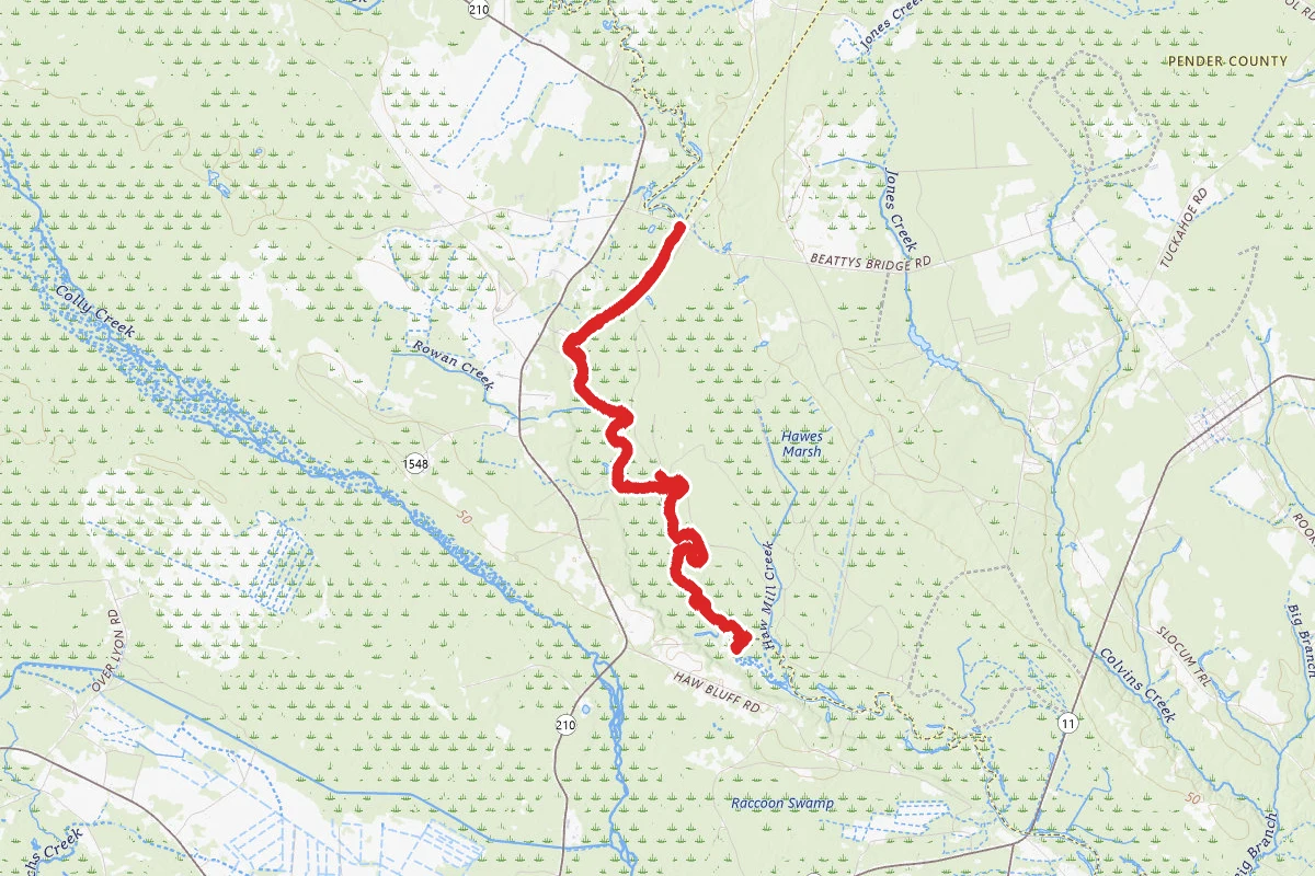 Black River Paddling Route