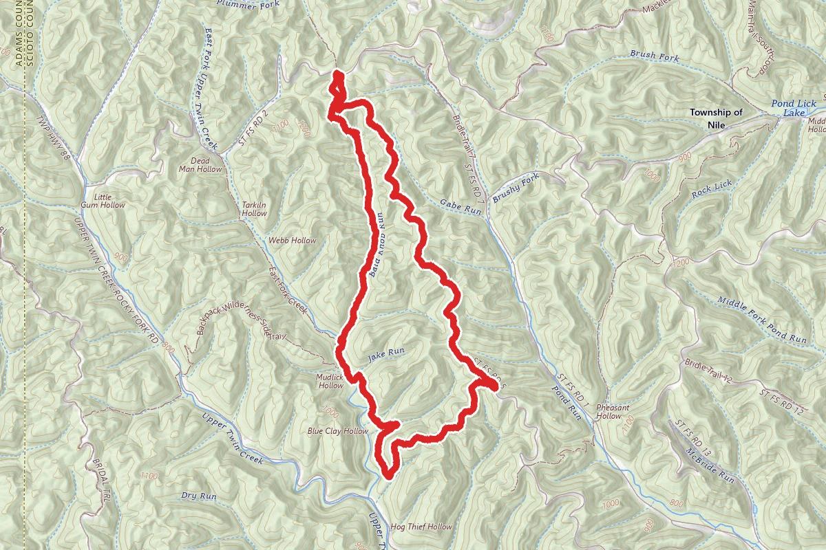 Shawnee Backpacking Trail Camp 6 Loop