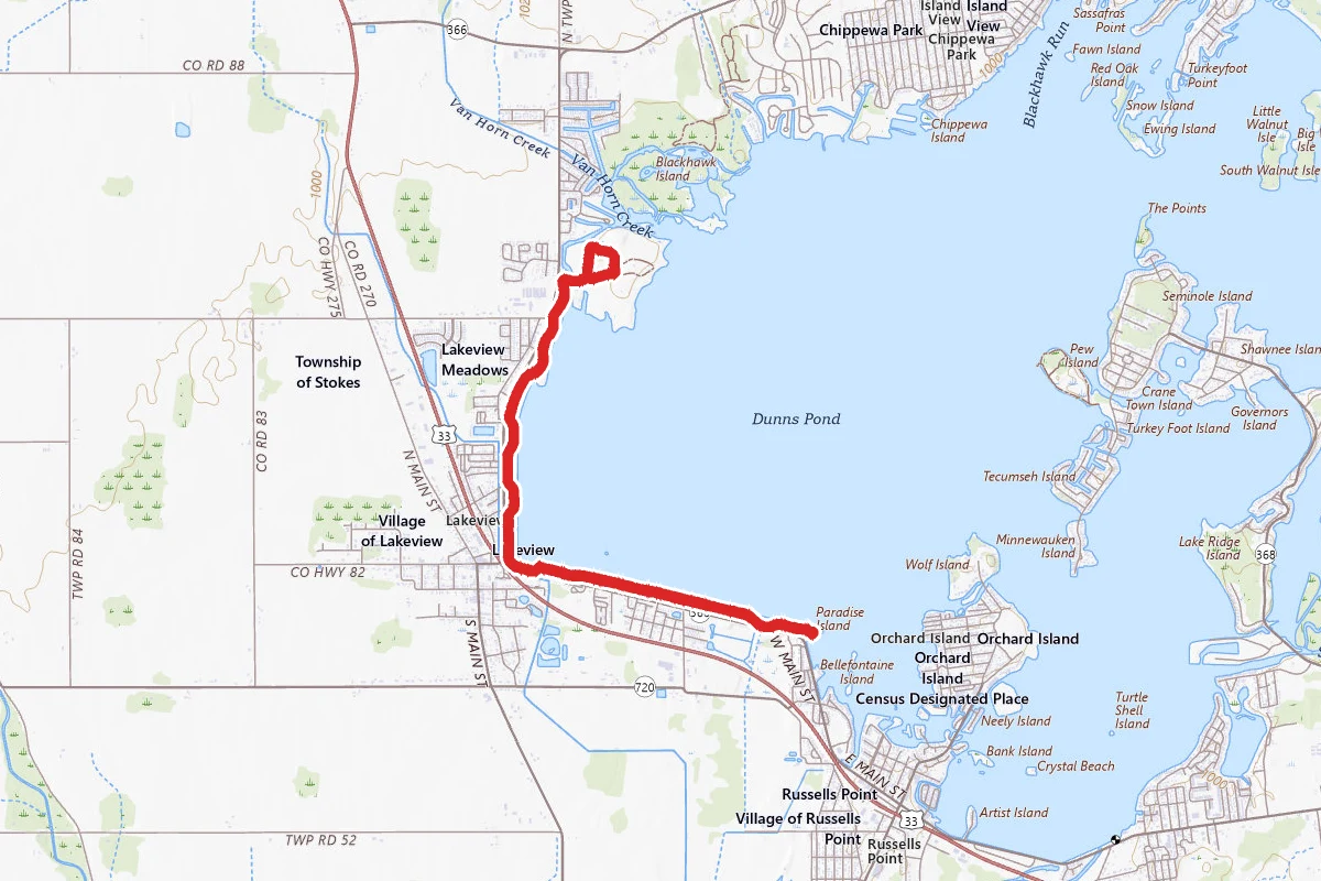 Indian Lake Bike Trail