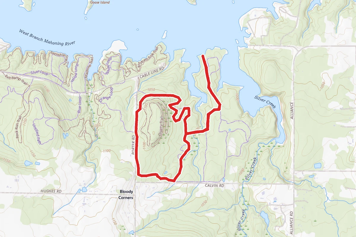 Snowmobile Trails East Loop