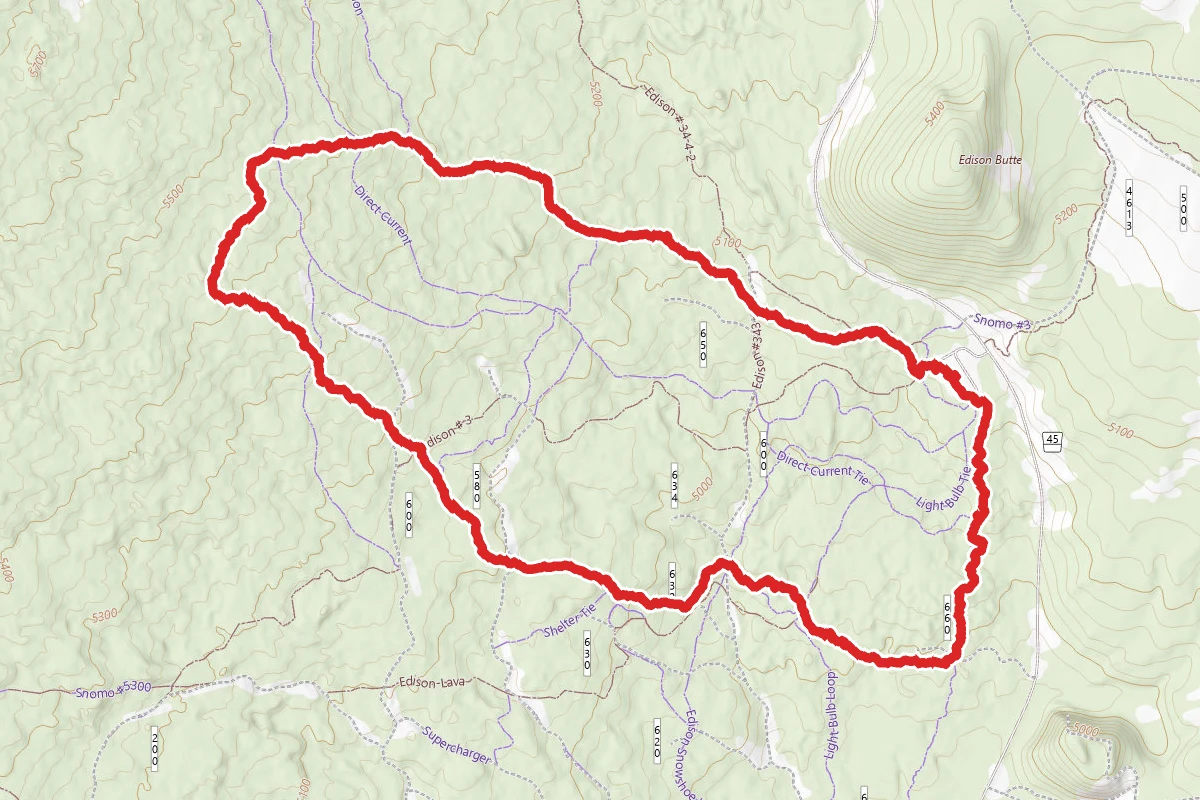Tesla Snowshoe Loop