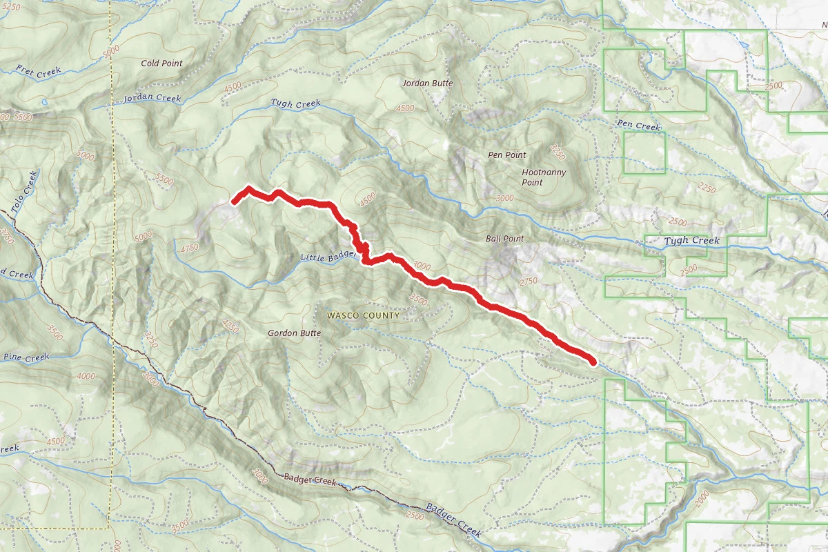 Little Badger Creek Trail
