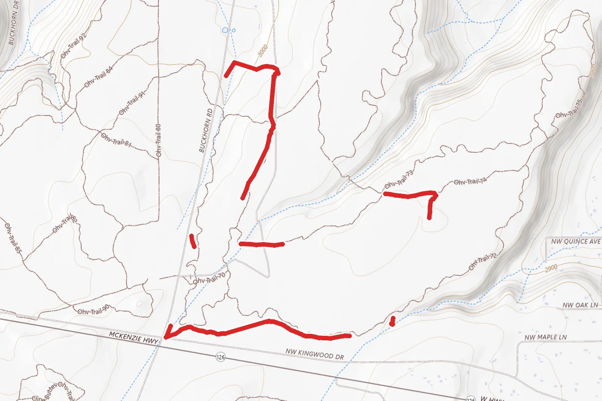 North East Cline Buttes OHV Trail
