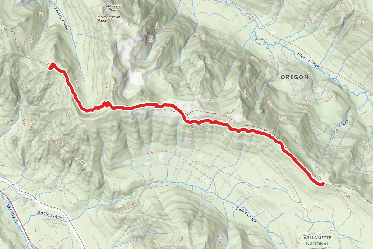 Bunchgrass Ridge East Approach