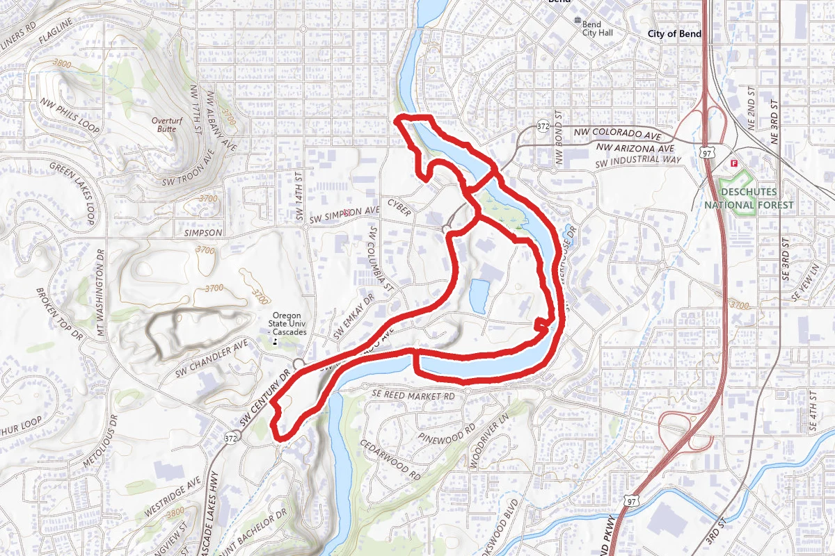 Bend 10k Course