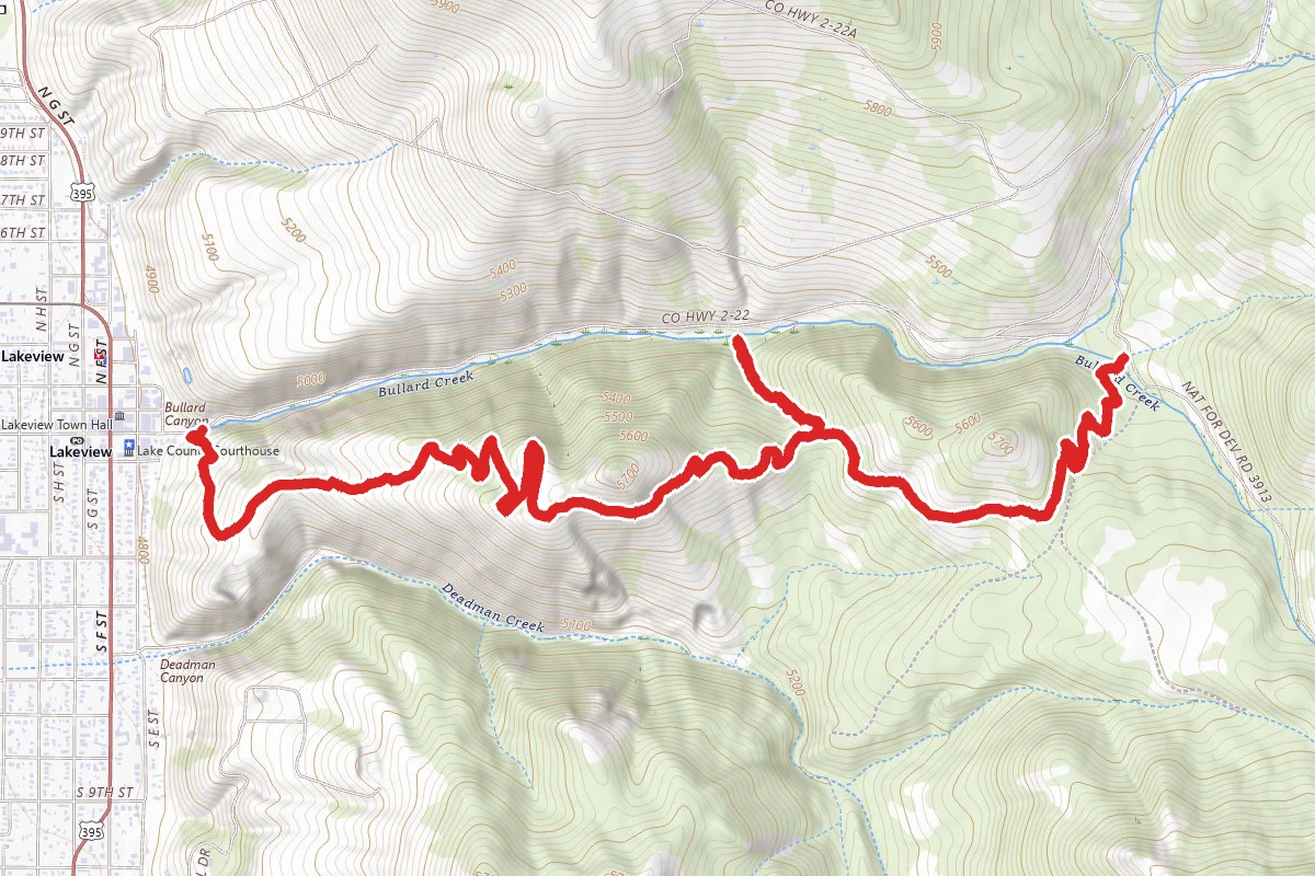 Bullard Canyon Trail