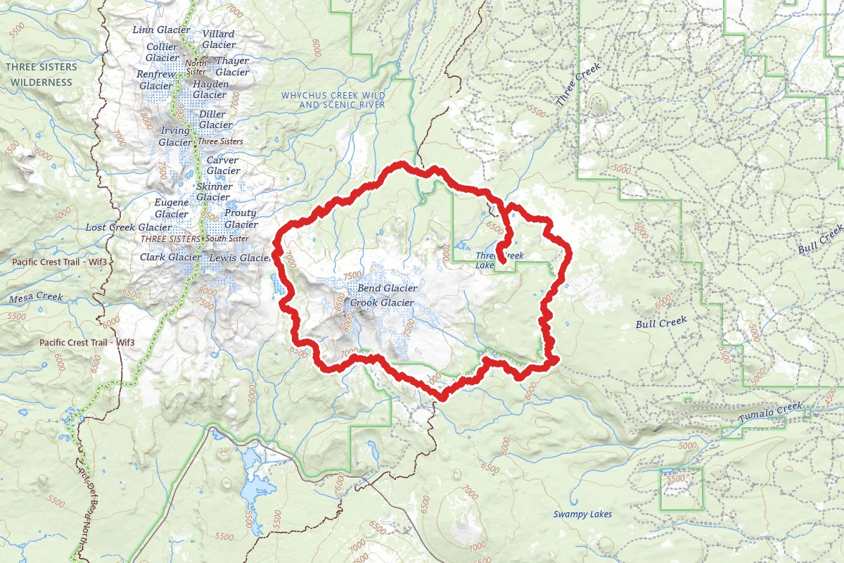 Three Sisters Wilderness Broken Top Extended Loop