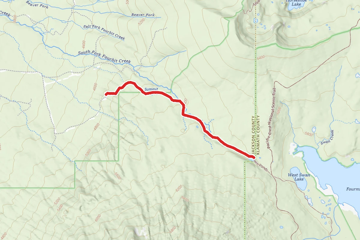 Twin Ponds Trail to Summit Lake