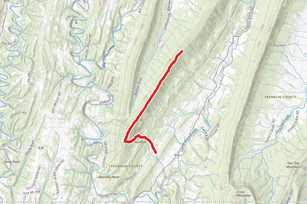 Tuscarora Mountain South