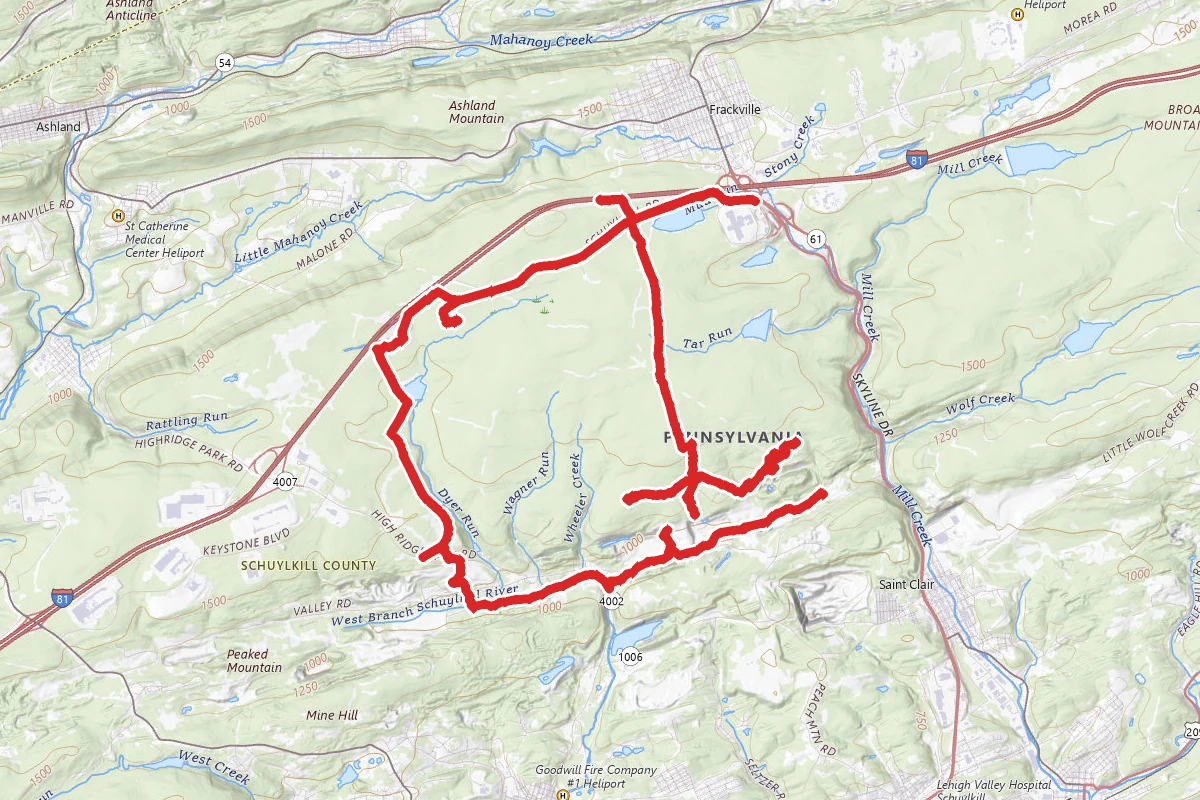 Reading Anthracite OHV Trail