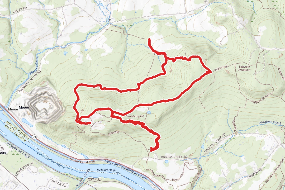 NW Loop and Ridge Trail via Summit Trail