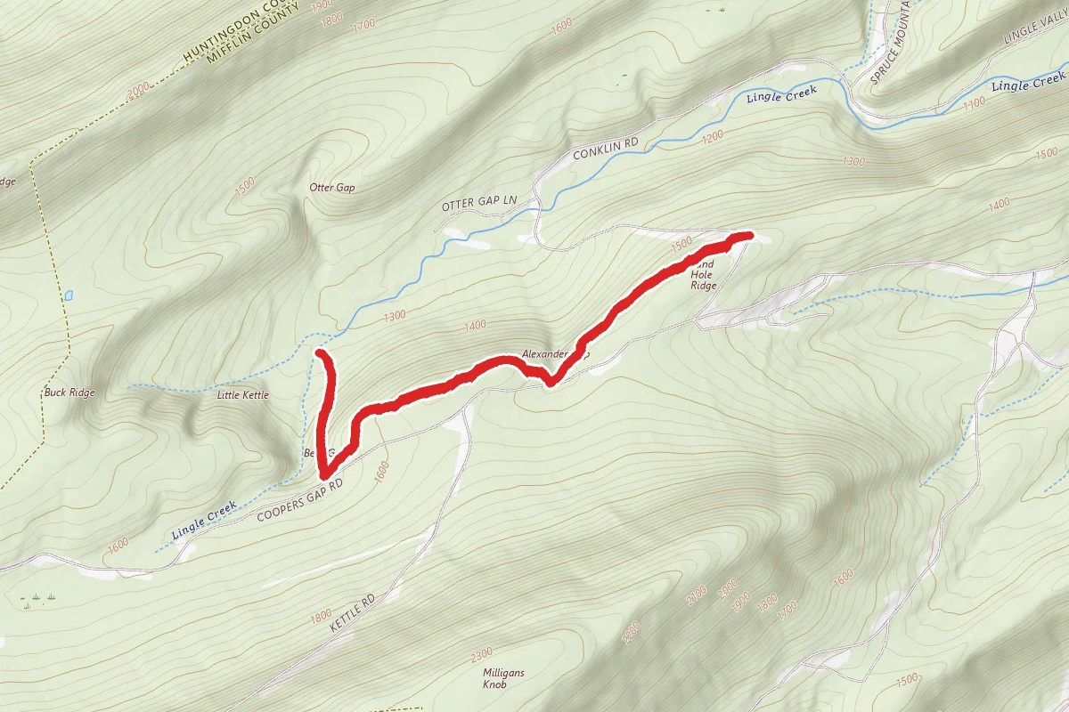 Chicken Peter and Bear Gap Trail