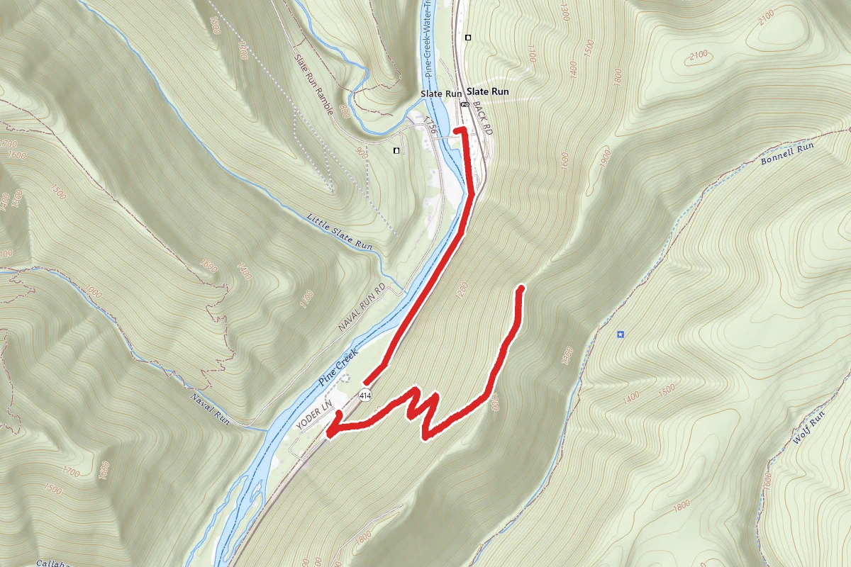 Pine Creek Trail to Webber’s Vista