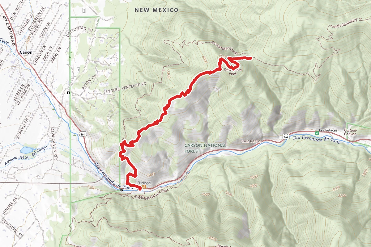 Devisadero Peak Trail