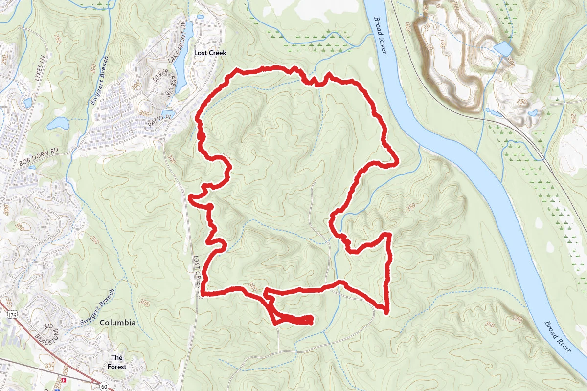 Firebreak Trail, Stewardship Trail, and Midlands Mountain Trail