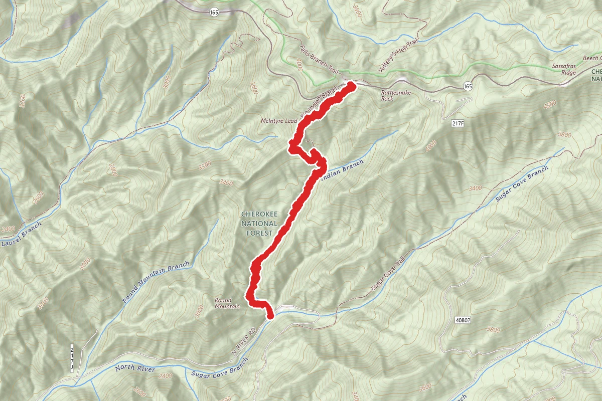 Big Indian Branch Trail