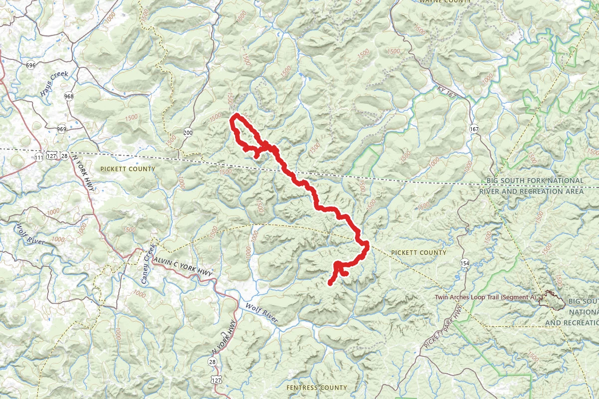 Pickett State Park Campground Loop