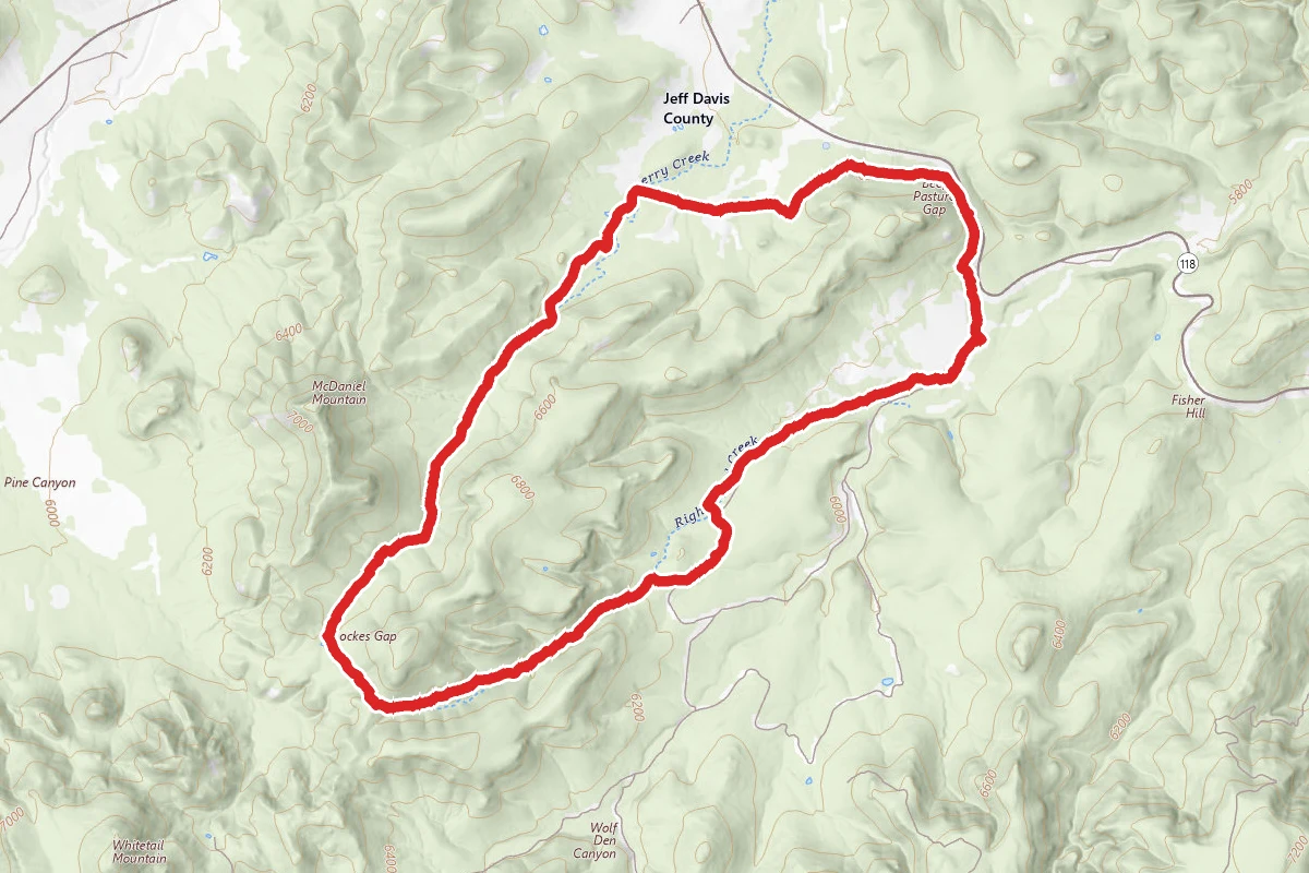 Right Hand Canyon and Cherry Canyon Loop