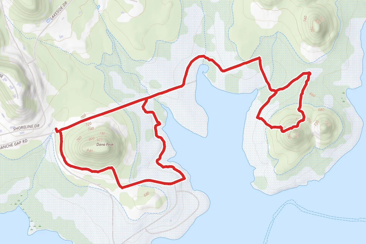 Twin Peak and Highline Trail Loop