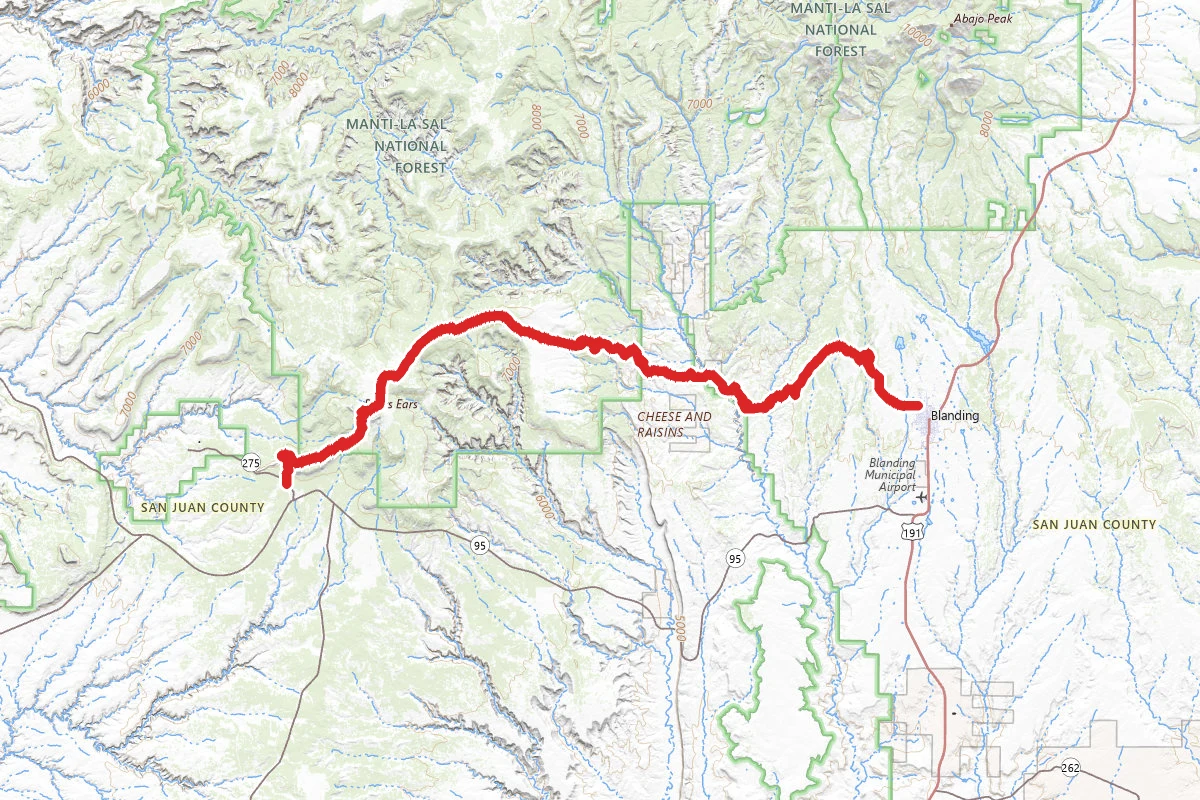 Elk Ridge OHV Road