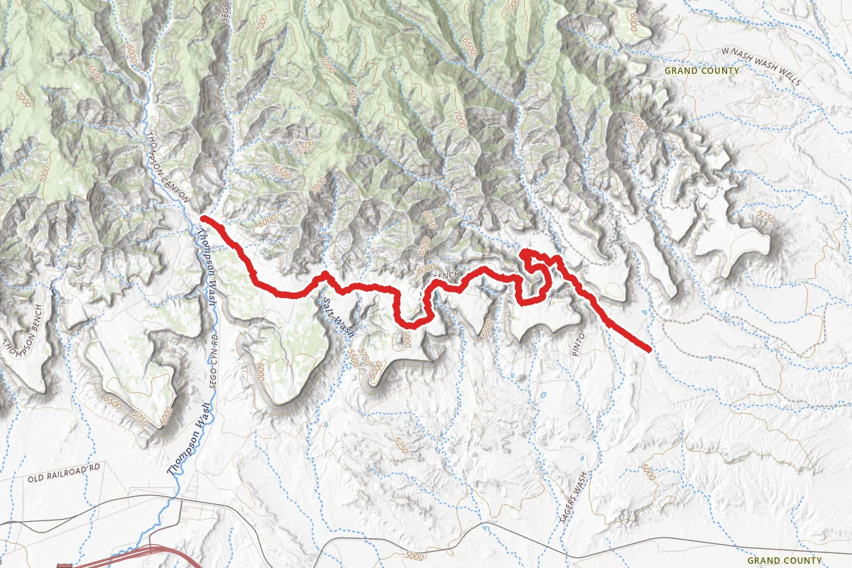 Sagers Canyon OHV Trail