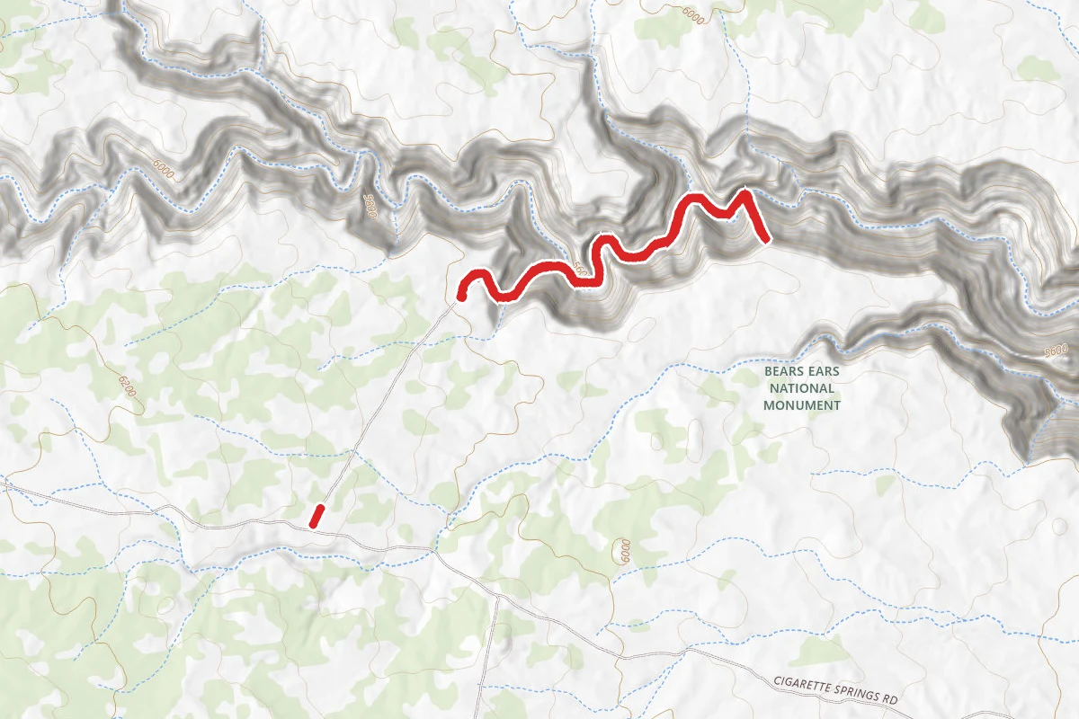 Road Canyon to Seven Kivas