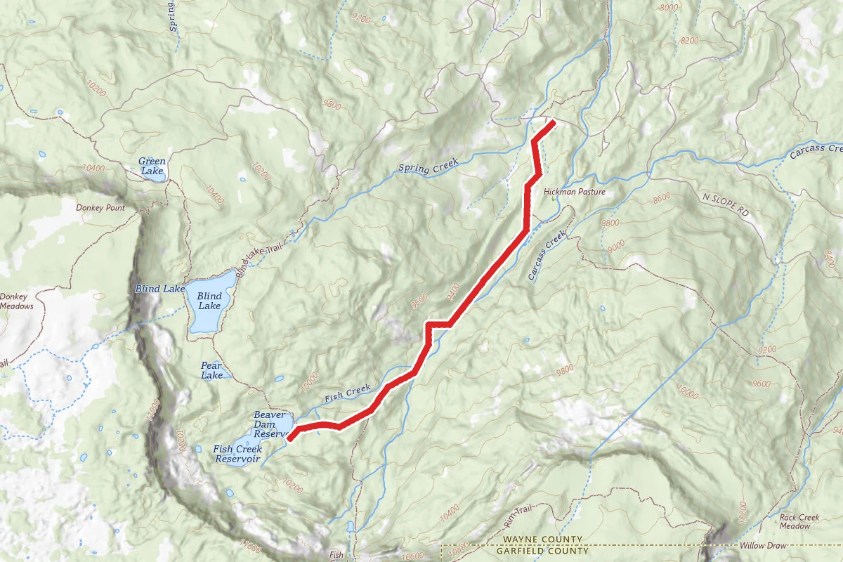 Fish Creek Lake Trail