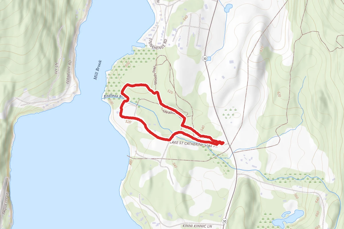 Lake St. Catherine Park Loop