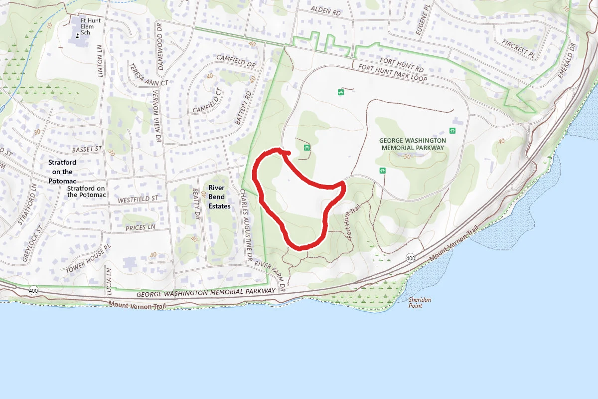 Fort Hunt Park Short Loop