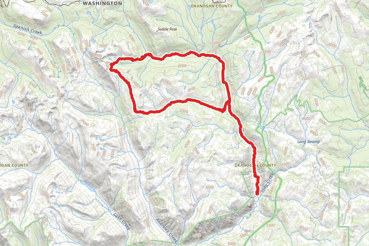 Chewuch River Trail to Four Point Lake