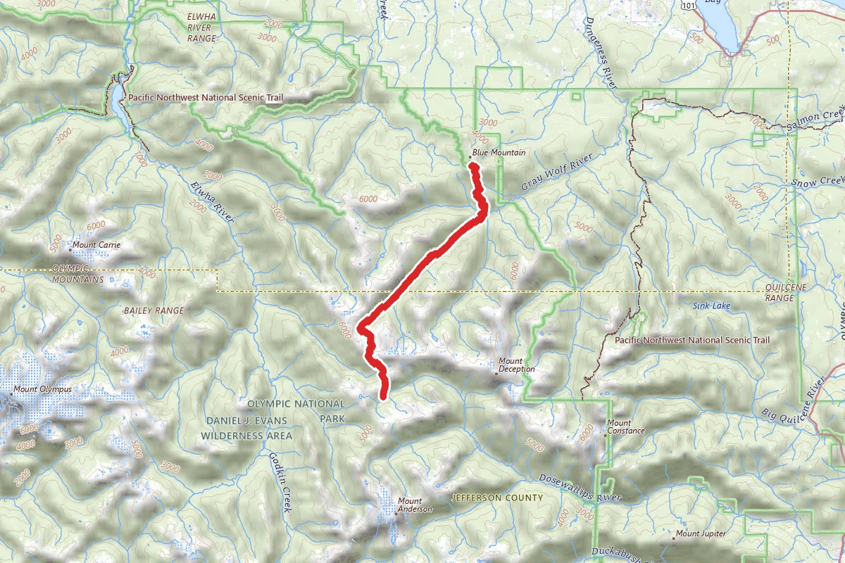 Cameron Creek via Three Forks Trail
