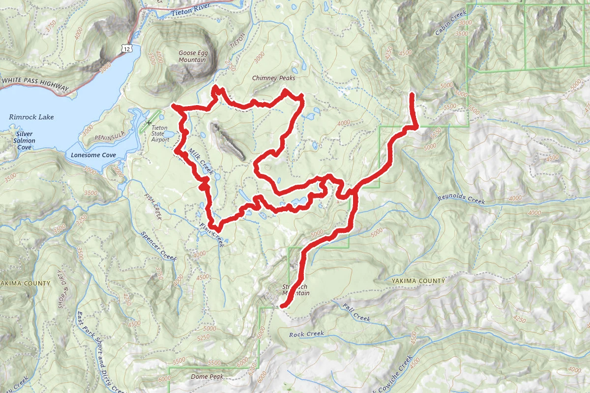 Strobach Mountain and Jump Off Lookout OHV Loop
