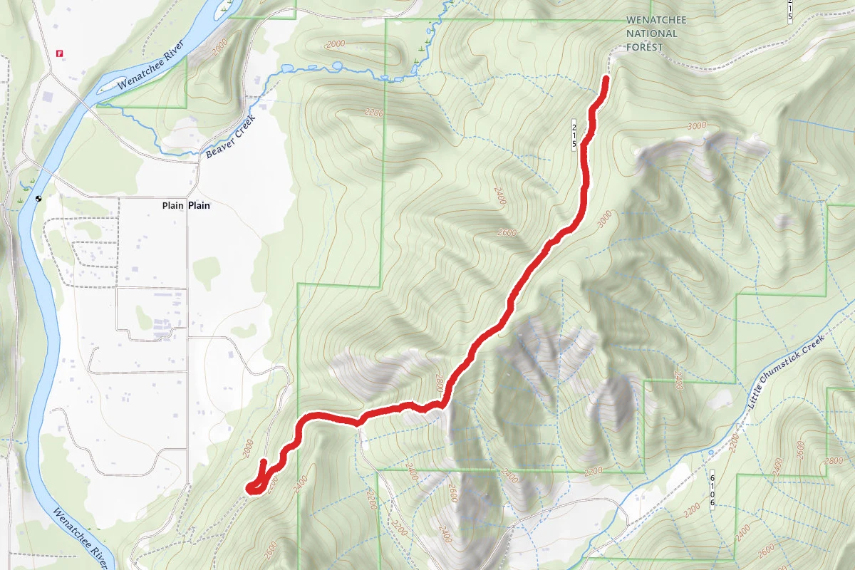 Ascending Plain Trail