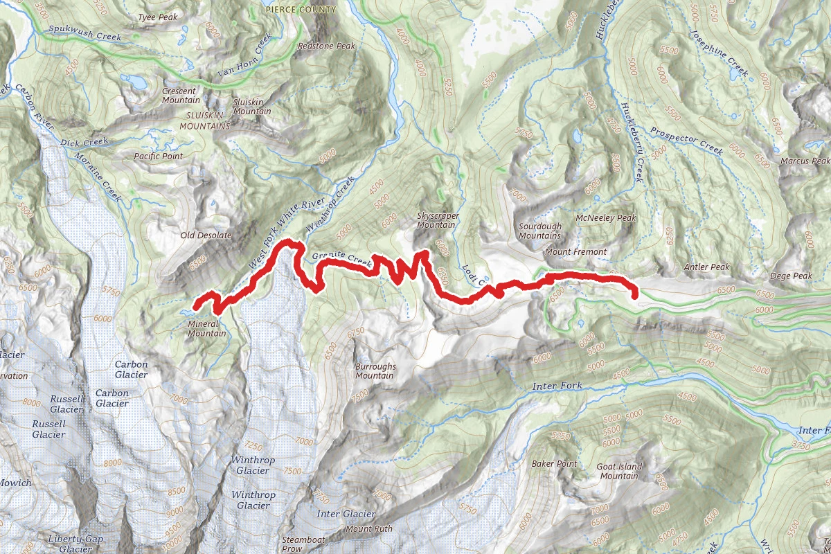 Sunrise to Mystic Lake via Wonderland Trail