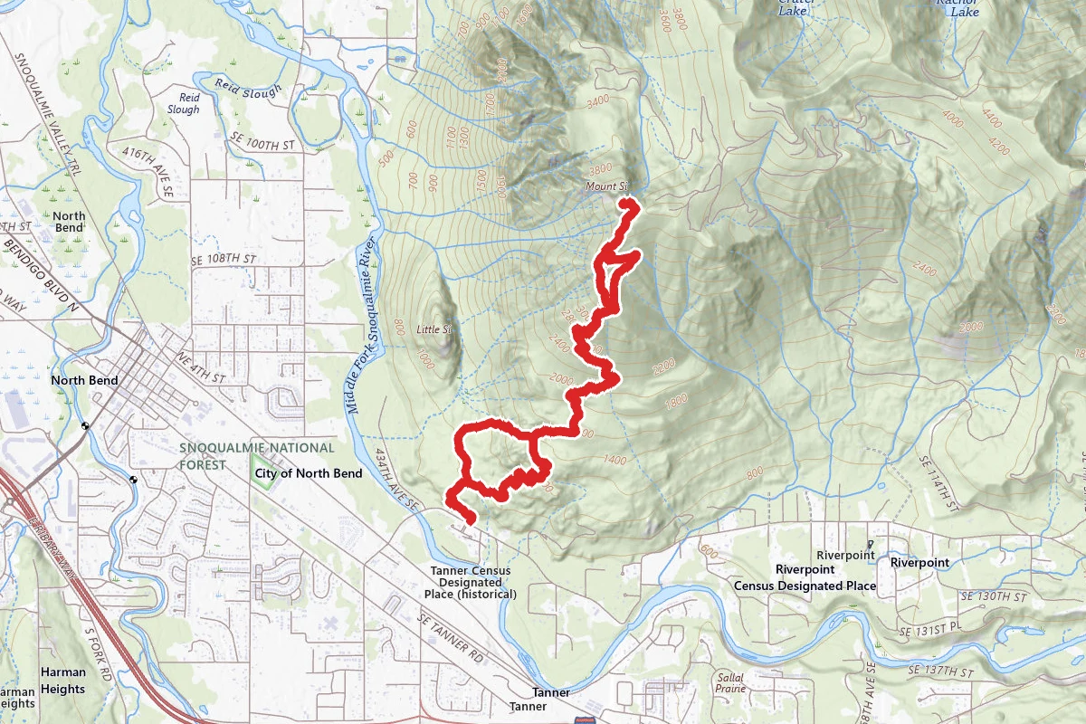 Mount Si via Old Si Trail